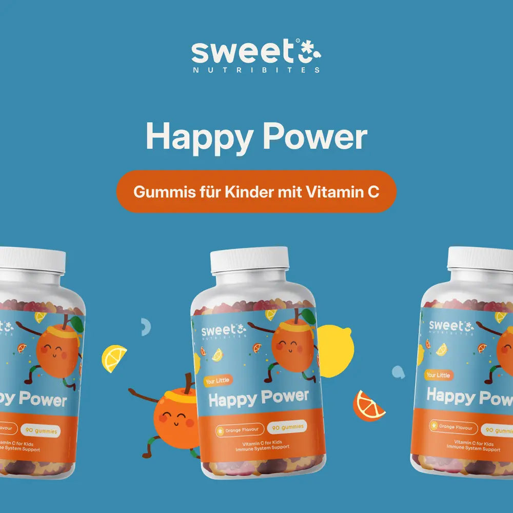 Sweet Nutribites Happy Power Gummis für Kinder mit Vitamin C · 90 Gummibonbons – Bild 5
