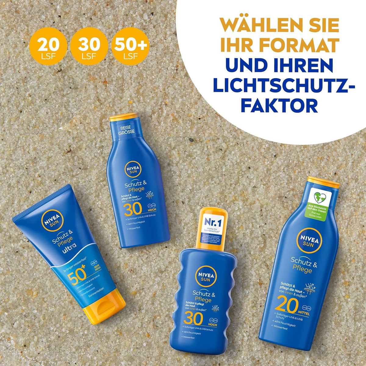 NIVEA SUN Schutz & Pflege Ultra Sonnenlotion LSF 50+ – Bild 5