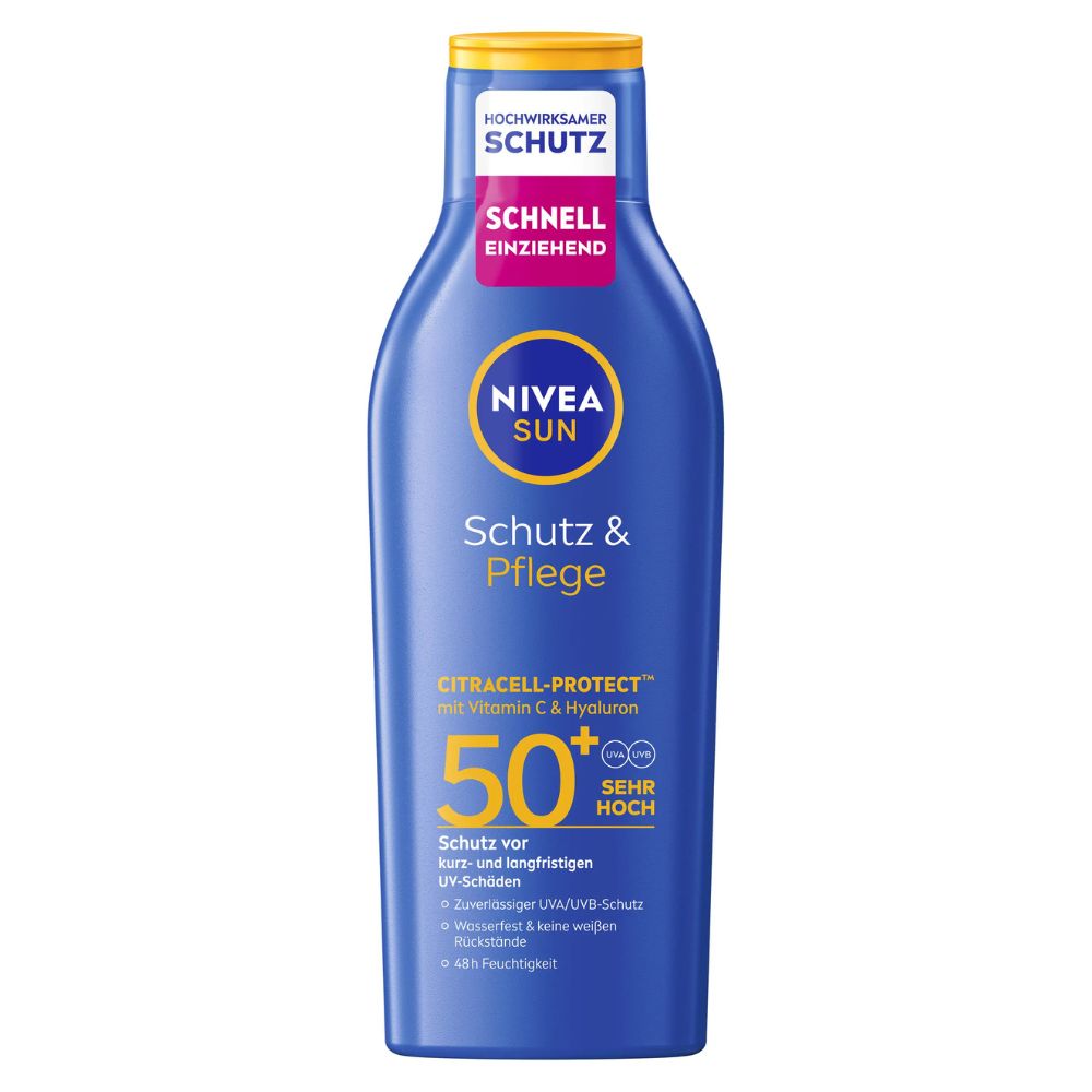 NIVEA SUN Schutz & Pflege Family Set · Sonnenmilch LSF 50 200 ml + Kids 50 ml · AKTION – Bild 3