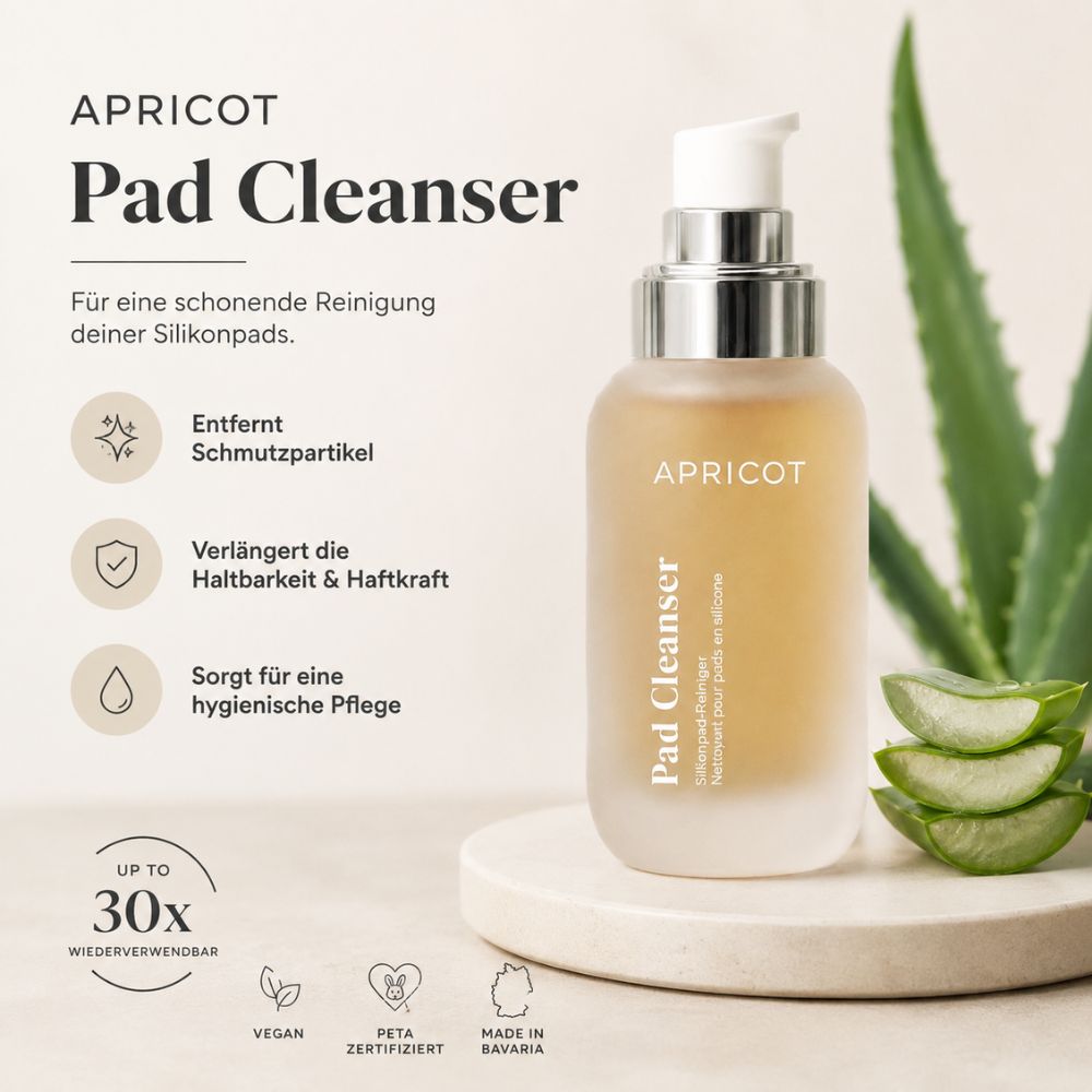 APRICOT | Dekolleté Pflege-Set – Hyaluron Silikonpad + Silikonpad-Reiniger