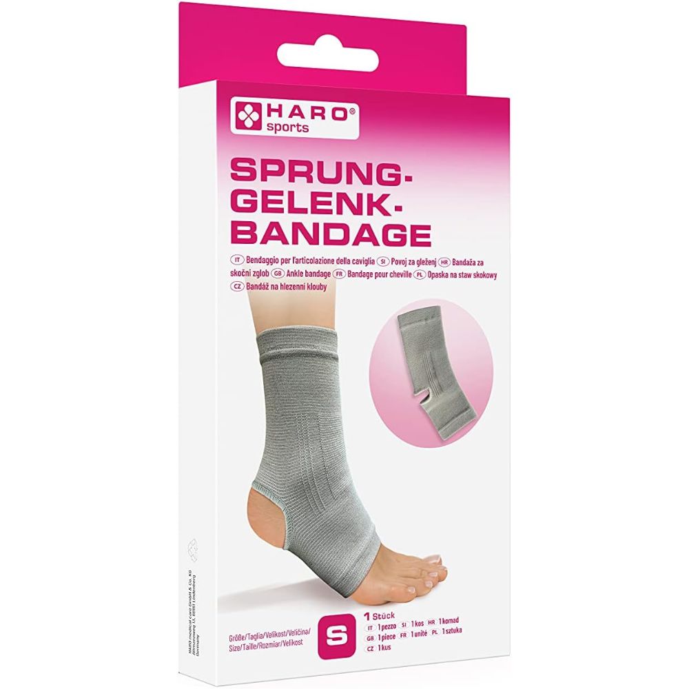 Haro Sprunggelenkbandage 1 Stück (Small-Medium-Large) – Bild 4