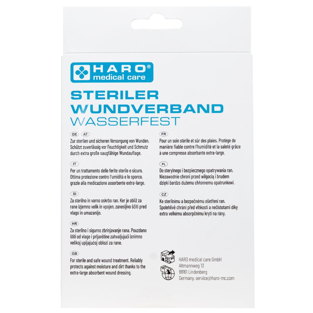 Haro Steriler Wundverband wasserfest · 10 Stück – Bild 4