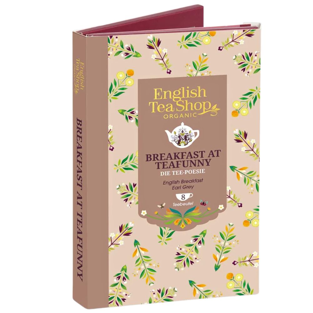 English Tea Shop Tee Geschenk "Breakfast at Teafunny" Tee-Poesie · 8 Teebeutel