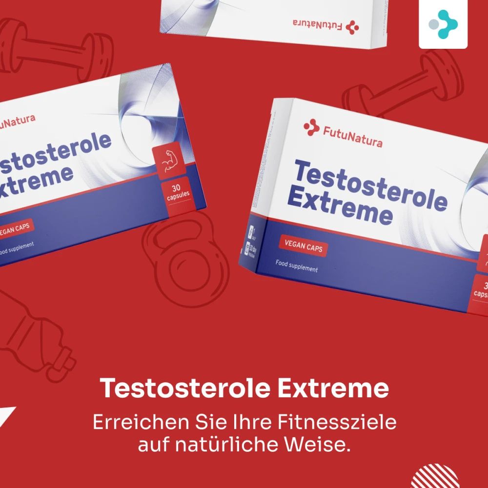 FutuNatura Testosterole Extreme für Ausdauer und Kraft · 30 Kapseln – Bild 3