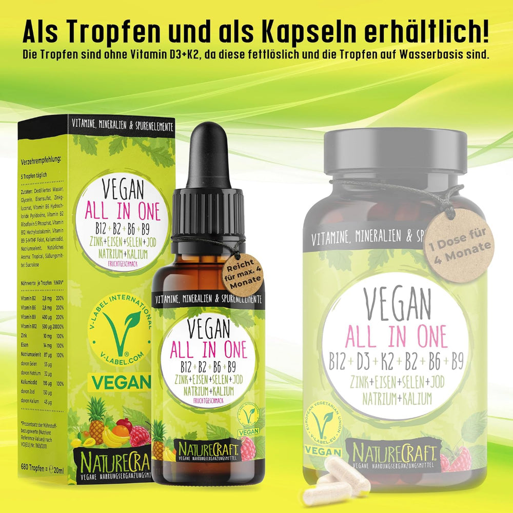 NatureCraft Vegan All-in-One Tropfen · 20ml · NEUHEIT – Bild 5