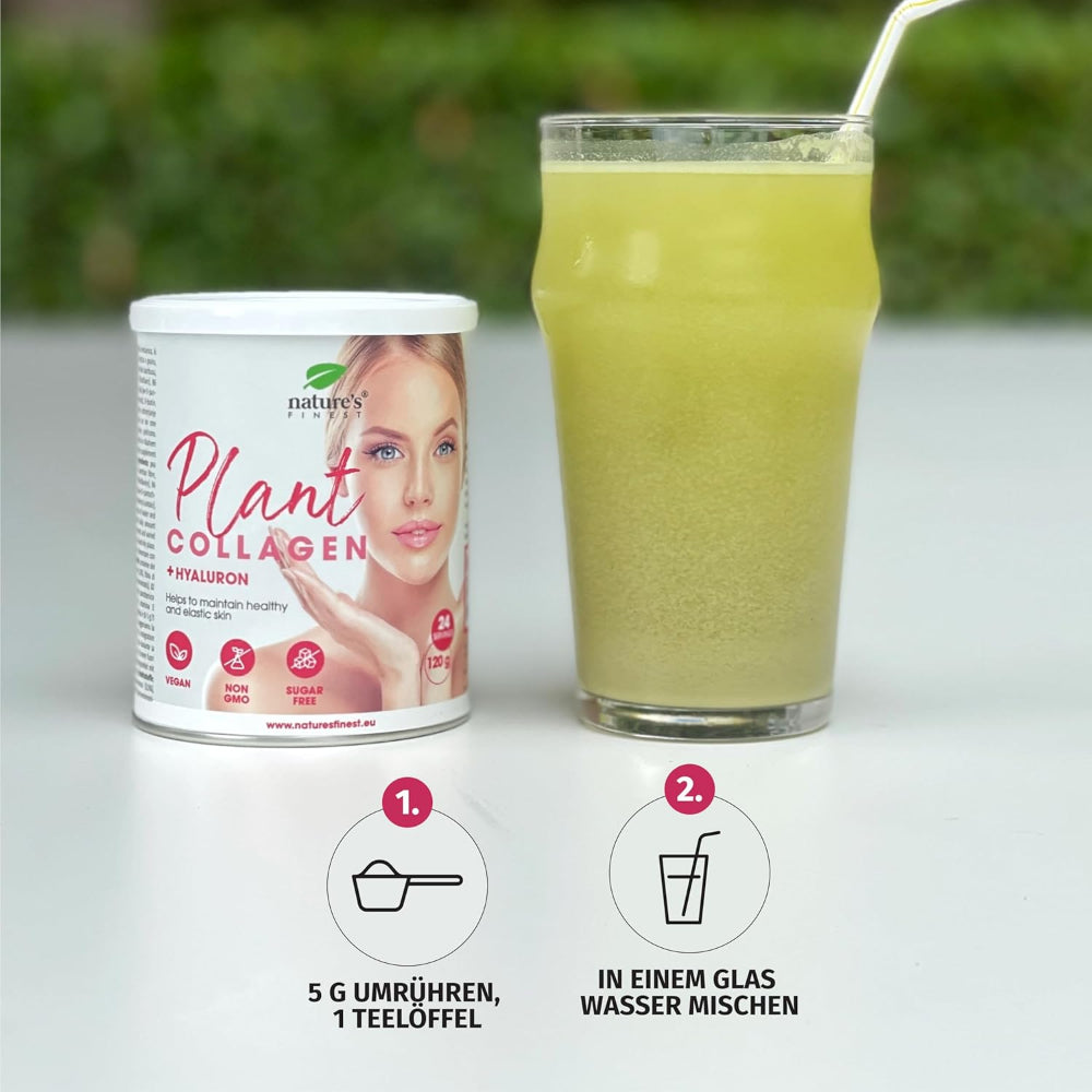 Nature's Finest Plant Collagen Booster mit Hyaluronsäure – Bild 2