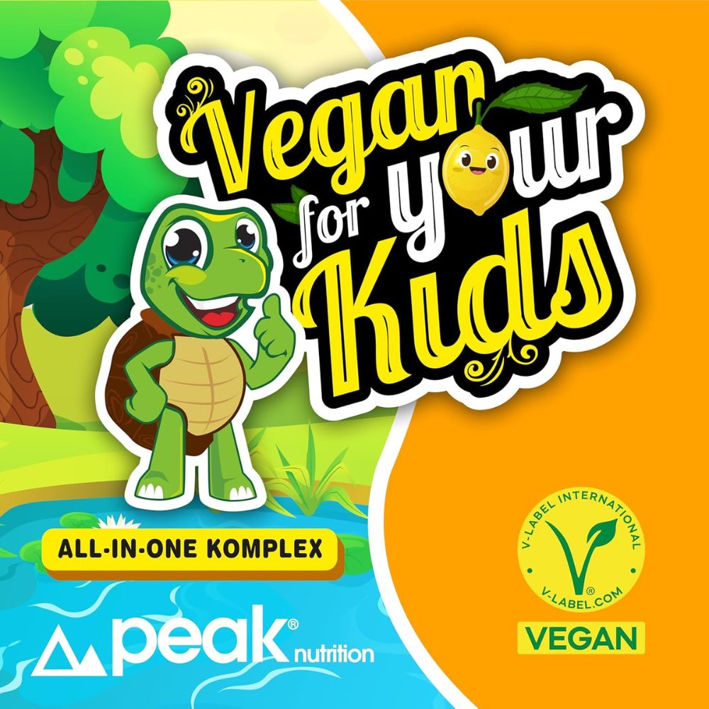peak nutrition Vegan for your Kids · Multivitamin All-in-One für Kinder · 180 Kapseln – Bild 6