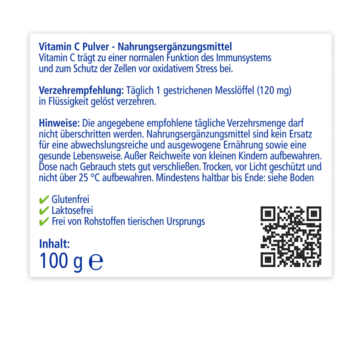 Sunlife Vitamin C Pulver mit Zitronengeschmack – Bild 4