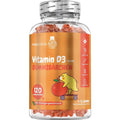 maxmedix | Vitamin D3 Kinder Gummibärchen 1000 IE - 120 Stück