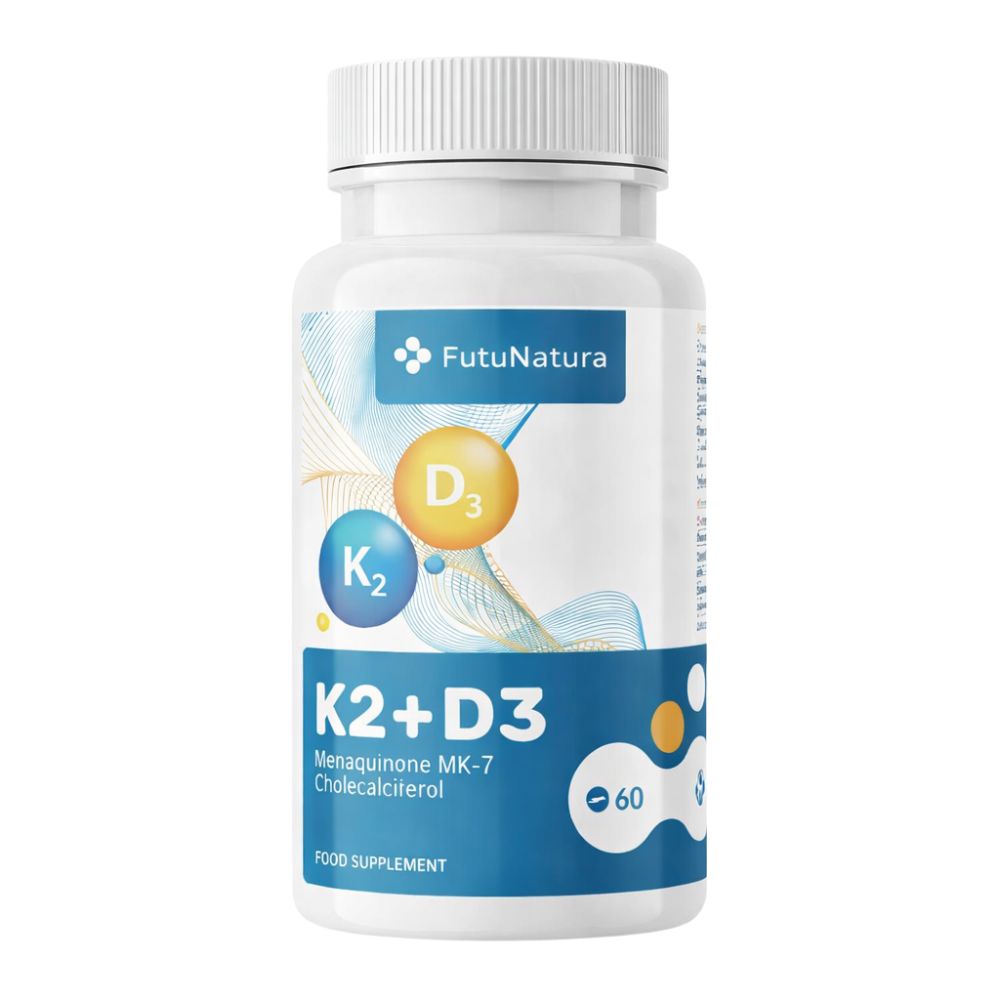 FutuNatura Vitamin K2 + D3 für gesunde Knochen · 60 Tabletten – Bild 4