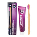 OptiSmile | Zahnbürste und Zahnpasta Purple Whitening - 2-teilig - 75 ml
