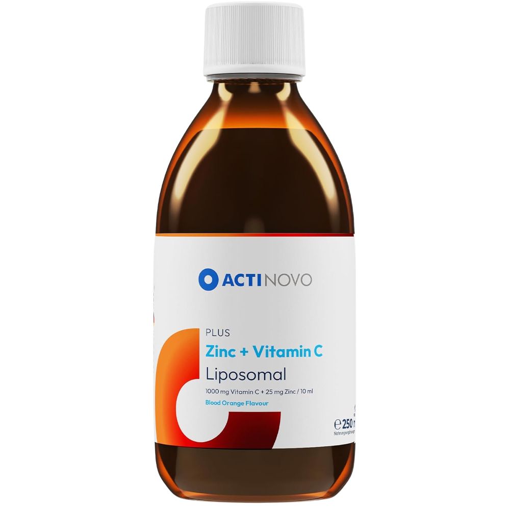 ActiNovo | Zink + Vitamin C Liposomal mit Blutorangengeschmack - 250ml