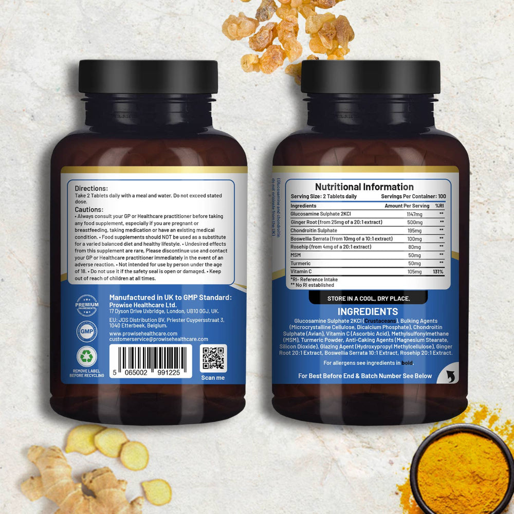 Prowise Healthcare Glucosamin- und Chondroitin-Komplex · 200 Tabletten – Bild 5
