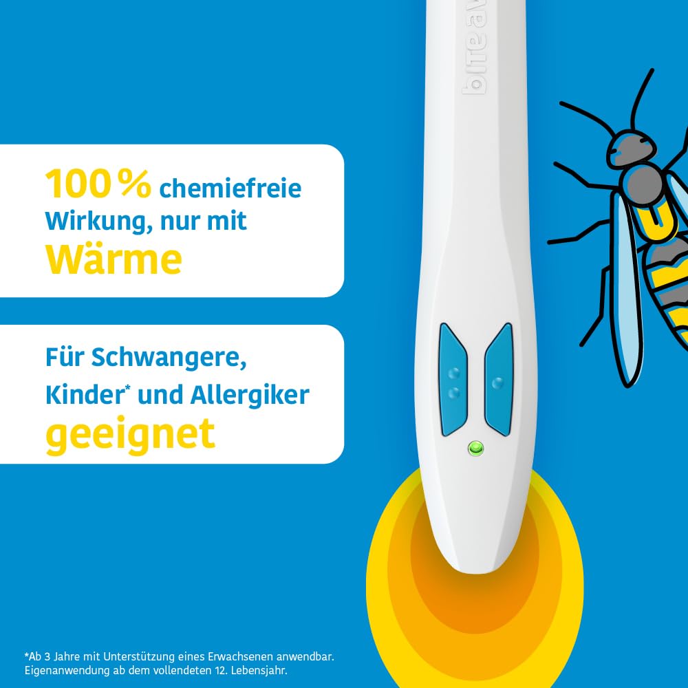 bite away® two elektronischer Stichheiler · Der original Stichheiler gegen Juckreiz bei Insektenstichen – Bild 5