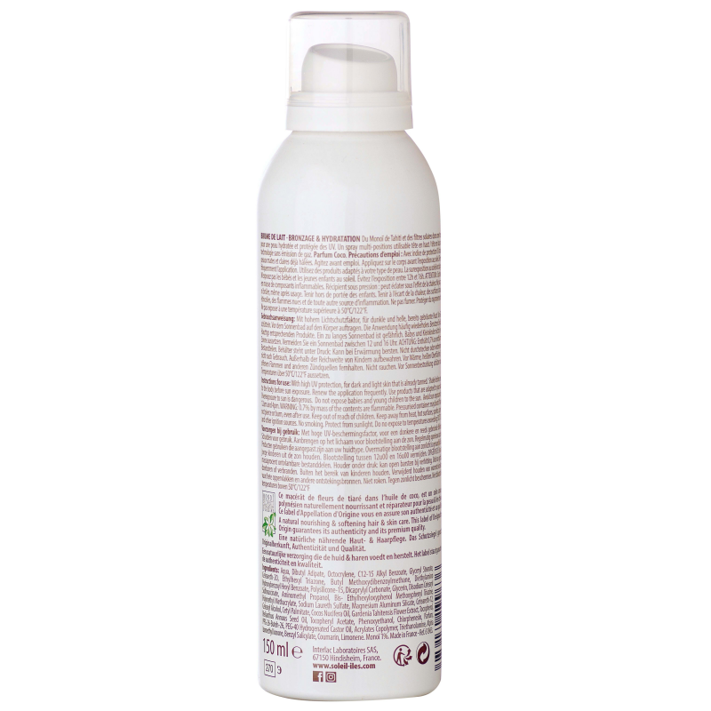 Soleil des Iles Sonnenschutz-Milchspray mit Kokosduft · SPF30 – Bild 3