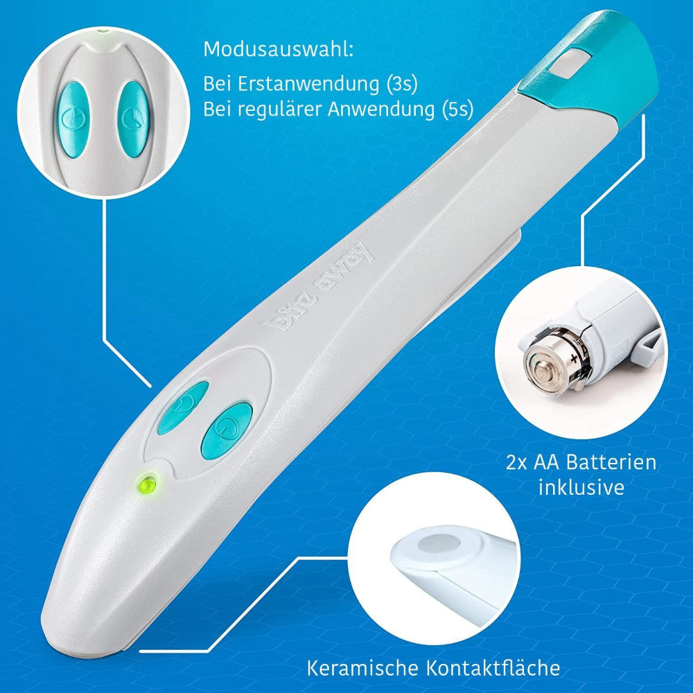 bite away® two elektronischer Stichheiler · Der original Stichheiler gegen Juckreiz bei Insektenstichen – Bild 4