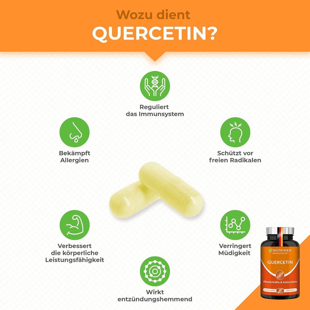 Nutrimea Quercetin Bromelain Komplex · 90 Kapseln – Bild 2